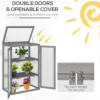 Cold Frame Greenhouse Wooden 3-Tier Grow House Shelves Storage Description: This wooden 3-tier cold frame greenhouse extends your growing season by providing a sheltered space for seedlings and hardening-off. Its compact footprint is ideal for patios, balconies, or small gardens. – Space-saving three-tier design maximizes tray capacity without increasing footprint – Simple wooden construction with practical, easy assembly – Ideal for seed starting, seedling hardening-off, and organizing gardening essentials – Lightweight enough to move as needed, yet sturdy for daily garden use Key features – Three-tier shelving to fit standard seed trays and small pots – Wooden frame designed for garden use with a simple, functional setup – Compact footprint suitable for balconies, patios, or shed corners Care tips – Keep in a sheltered location and wipe clean for longevity. Avoid prolonged exposure to harsh weather to preserve the wood. Garden Free Shipping 27
