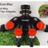4 way tap connector with valves metal – multi-way outdoor tap splitter uk garden hose connection set free shipping 19