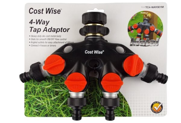 4 way tap connector with valves metal – multi-way outdoor tap splitter uk garden hose connection set free shipping 9