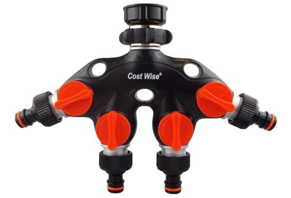 4 way tap connector with valves metal – multi-way outdoor tap splitter uk garden hose connection set free shipping 13