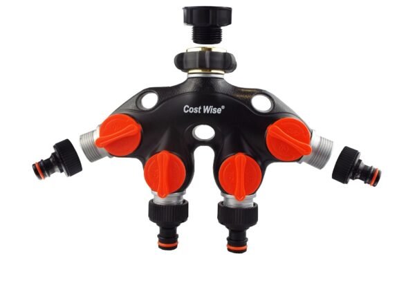 4 way tap connector with valves metal – multi-way outdoor tap splitter uk garden hose connection set free shipping 11