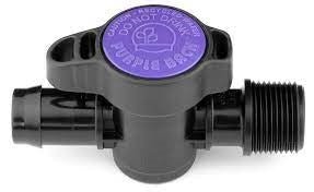 Antelco Purple Back Valve 13 mm Barb x 3/4″ Full Flow Valves Free Shipping