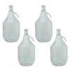 Glass Demijohn 5L 4 Pack Swing Top Cap Home & Garden Free Shipping 15