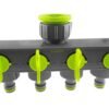 4-Way Splitter with Valves Lime Garden Hose Connection Set Free Shipping 17