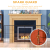 Extendable Fireguard Screen Black for Child and Pet Safety The Extendable Fireguard Screen provides a reliable barrier to help protect children and pets from fireplaces and hot surfaces. Easy to set up and store, its simple design blends with any home decor. – Keeps children and pets at a safe distance from fires – Extendable width fits a variety of fireplace openings; adjustable without tools – Easy to assemble and reposition; no tools required – Sturdy construction for everyday use; durable frame with smooth operation – Neutral, modern design that matches most interiors; folds flat for compact storage Care: Wipe clean with a damp cloth. Home & Garden Free Shipping 29