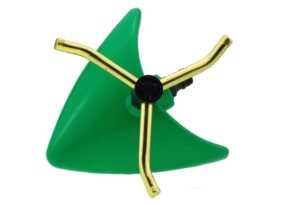 3-Arm Revolving Sprinkler Green Leaf Lawn Sprinklers Free Shipping