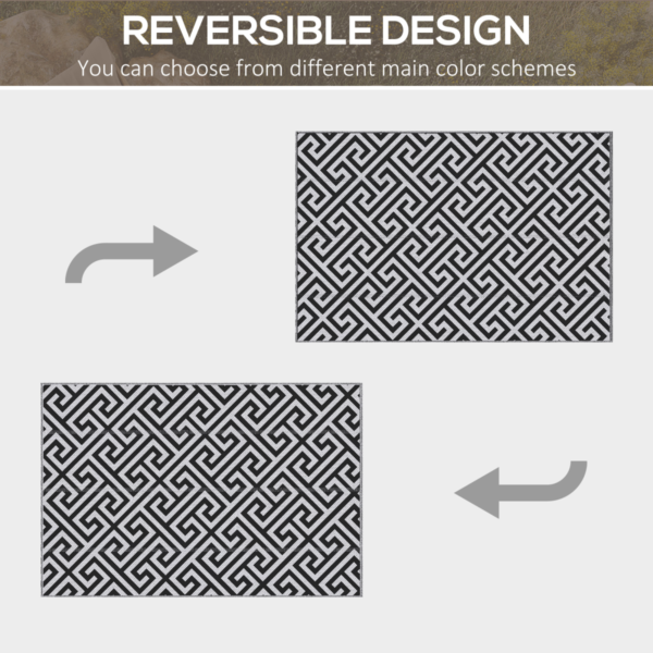 Outdoor Rug Reversible 152×243 cm Portable for RV Camping Lifestyle & Decor Free Shipping 15