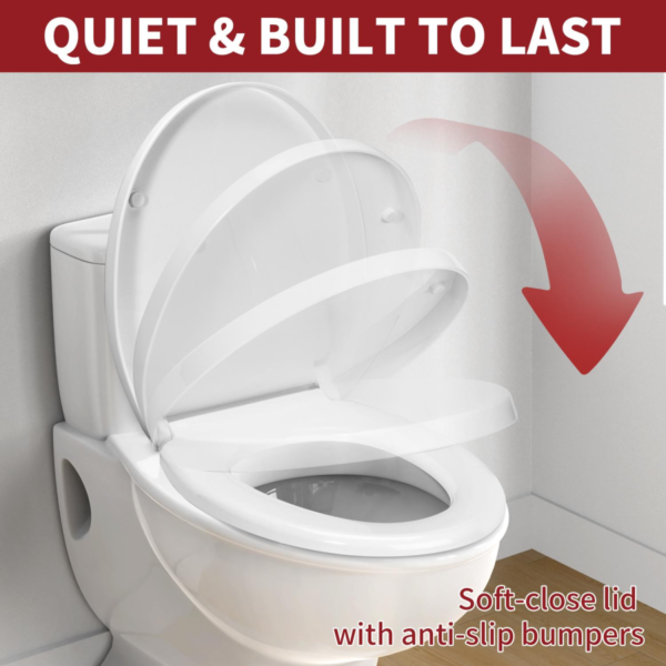 Quick Release Toilet Seat by Vinsani 1010457 Home Accessories Free Shipping 15