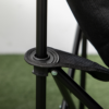 Outsunny Folding Camping Chair with Carry Bag and Side Mesh Pocket, Black Car & Caravan Free Shipping 33