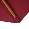 Wooden Garden Parasol 3m with Fir Pole, Adjustable Tilt Wine Red Garden Free Shipping 33