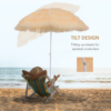 Hawaiian Beach Umbrella: Folding Tilt Sunshade Parasol for Patio Escape the sun with this Hawaiian-inspired patio umbrella. The folding, tilting parasol provides adaptable shade for patios, decks, gardens, and beach days. Lightweight and easy to store, it’s practical for everyday outdoor use. – Canopy: durable polyester fabric with UV protection, colorfast and water-repellent. – Tilt and adjust: smooth tilt mechanism to follow the sun. – Frame: aluminum pole with fiberglass ribs for strength and light weight. – Folding and portability: folds down compactly and comes with a carry bag for travel and storage. – Versatile placement: ideal for patio, garden, balcony, poolside, or beach setup. – Care: wipe clean; store indoors when not in use. Lifestyle & Decor Free Shipping 33