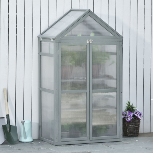 Cold Frame Greenhouse Polycarbonate Garden Grow Shelter Greenhouses & Cold Frames Free Shipping 17