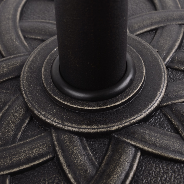 Umbrella Base for 38mm and 48mm Poles Resin-Bronze Finish Garden Tools Free Shipping 17