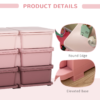 Kids Toy Storage Unit with Six Drawers – Pink HOMCOM Baby Free Shipping 35