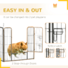 Puppy Play Pen 16 Panels Heavy-Duty 80cm H for Small & Med Dogs Dogs Free Shipping 35