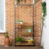 3-Tier Plant Stand with Hanging Hooks for Indoor/Outdoor Garden Decoration Garden Free Shipping 35