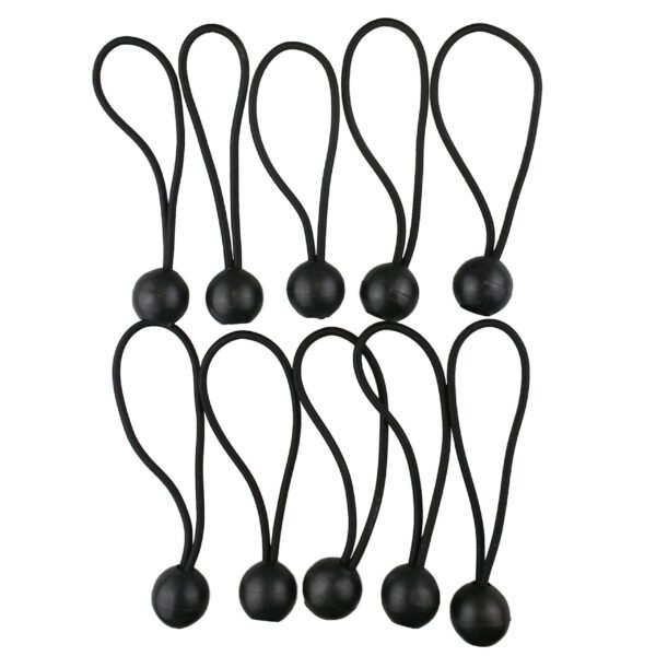 Bungee Ball 10″ Black Bungee Cords & Ropes Free Shipping 15