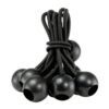 Green/brown heavy duty tarpaulin 5m x 5m with 10 x 6″ bungee balls (black) & 10 tarp clips (screw type) kit new arrivals free shipping