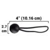 Silver extra heavy duty tarpaulin 2m x 3m with 10 x 4″ bungee balls (black) kit tarp sets free shipping
