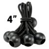 Silver extra heavy duty tarpaulin 2m x 2m with 10 x 4″ bungee balls (black) kit tarp sets free shipping