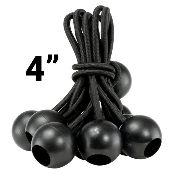 Green M-Grade Tarpaulin with 10 x Bungee Balls (Black)