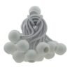 White 4″ bungee ball tarpaulin ties – heavy duty elastic tarp fasteners new arrivals free shipping 29
