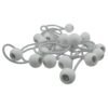 White 4″ bungee ball tarpaulin ties – heavy duty elastic tarp fasteners new arrivals free shipping 31