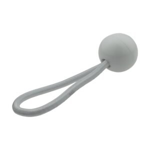 White M-Grade Tarpaulin with 20 x 4" Bungee Balls (White)