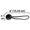 Silver extra heavy duty tarpaulin 2m x 2m with 10 x 6″ bungee balls (black) kit new arrivals free shipping