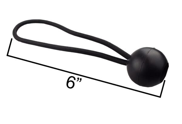 Bungee Ball 6″ Black Bungee Cords & Ropes Free Shipping 5