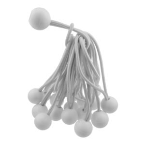 Grey 6″ Bungee Ball Tarpaulin Ties – Heavy Duty Elastic Tarp Fasteners New Arrivals Free Shipping