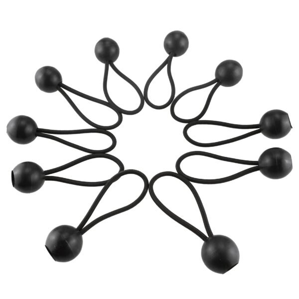 Bungee Ball Mix Black 4" 6" 10" Pack of 30