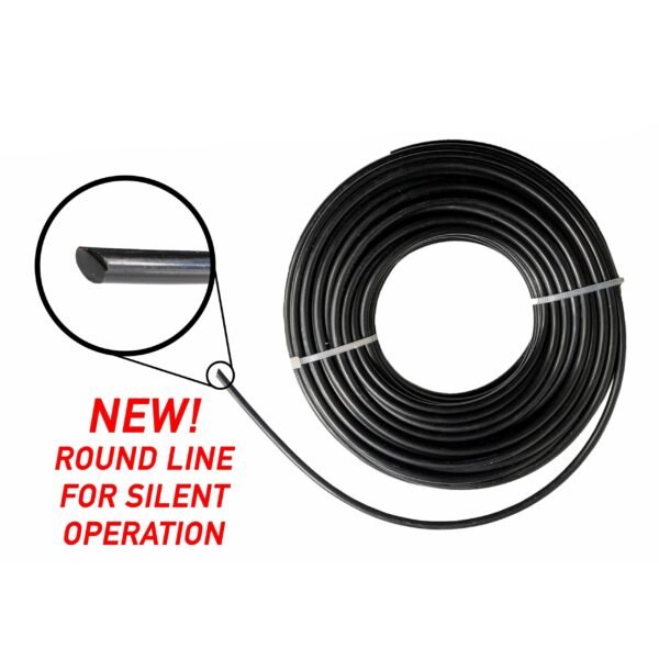 Strimmer Line Black Round 1.6mm x 15m