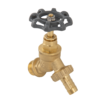 Garden Bib Brass 1/2" BSPM Inlet and 3/4" Outlet With 1/2"