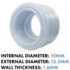 Clear Braided PVC Pipe 10mm*1.6mm Hose Free Shipping 35