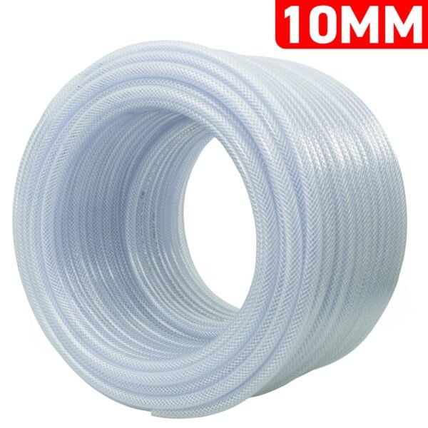 Clear Braided PVC Pipe 10mm*1.6mm Hose Free Shipping 5