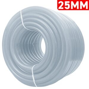 Clear Braided PVC Pipe 25mm*3.5mm Hose Free Shipping