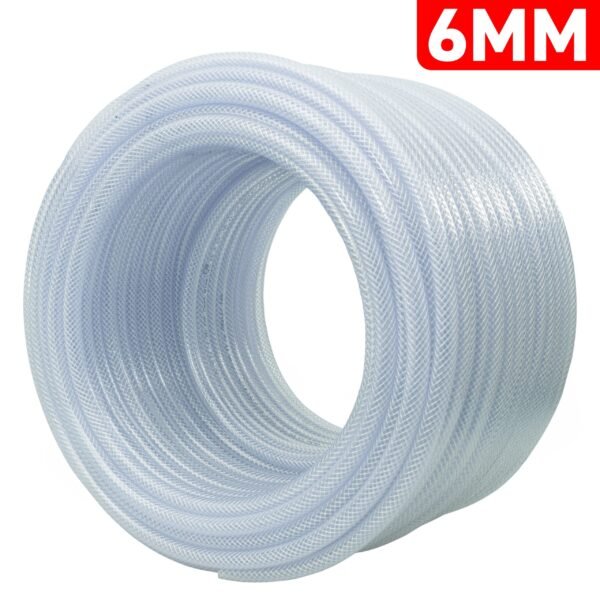 Clear Braided PVC Pipe 6mm*1.6mm Hose Free Shipping 5