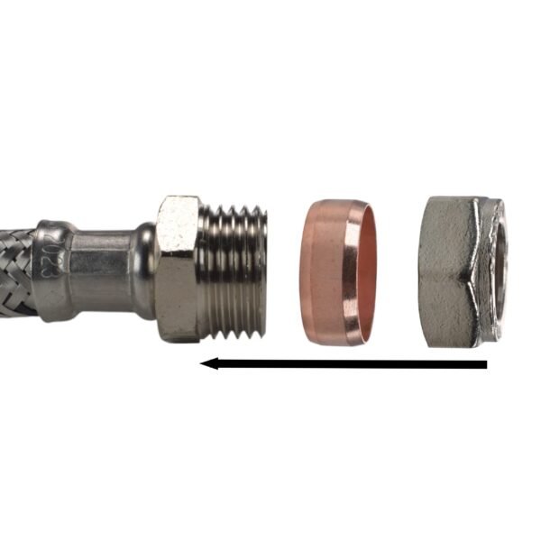 Polished brass 13mm barb tap full connection kit with black/yellow heavy duty outdoor garden tap uk garden hose connection set free shipping 19