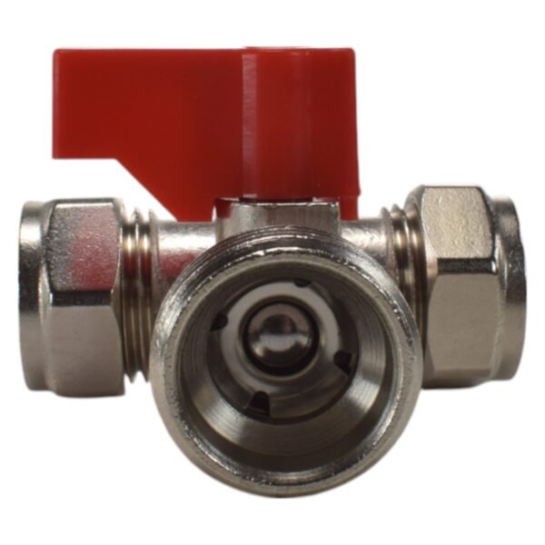 Brass compression tee valve 15mm – ¾ inch bsp male – solid brass compression fitting uk brass connectors free shipping 29