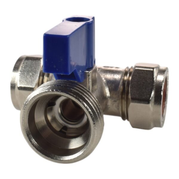 Brass compression tee valve 15mm – ¾ inch bsp male – solid brass compression fitting uk brass connectors free shipping 19