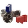 Brass compression tee valve 15mm – ¾ inch bsp male – solid brass compression fitting uk brass connectors free shipping 43