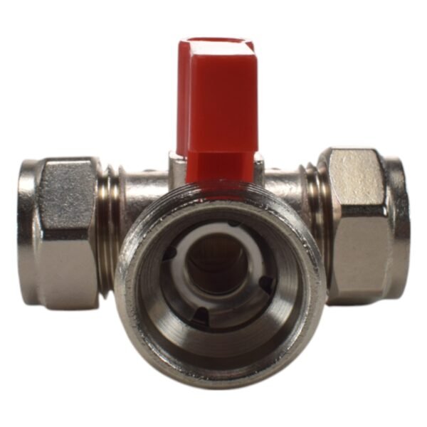 Brass compression tee valve 15mm – ¾ inch bsp male – solid brass compression fitting uk brass connectors free shipping 33