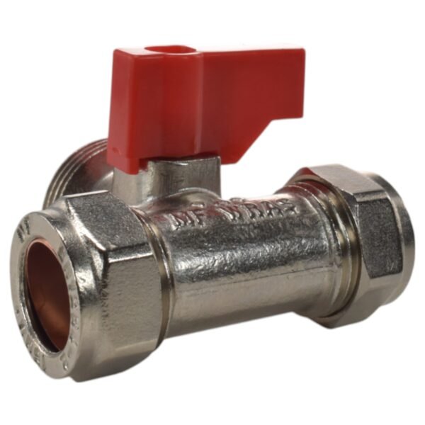 Brass compression tee valve 15mm – ¾ inch bsp male – solid brass compression fitting uk brass connectors free shipping 35