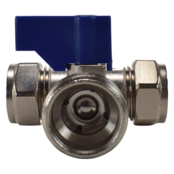 Brass compression tee valve 15mm – ¾ inch bsp male – solid brass compression fitting uk brass connectors free shipping 37