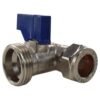 Brass compression tee valve 15mm – ¾ inch bsp male – solid brass compression fitting uk brass connectors free shipping 47