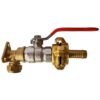15mm Brass Wall Flange Kit with Lever Valve + Geka 13mm