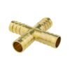 Brass cross joiner 12. 5mm – heavy duty pipe & hose fitting uk brass connectors free shipping 19