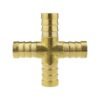 Brass cross joiner 12. 5mm – heavy duty pipe & hose fitting uk brass connectors free shipping 17