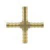 Brass cross joiner 6mm – heavy duty pipe & hose fitting uk brass connectors free shipping 1
